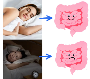 Keep the gut happy by getting plenty of restorative sleep