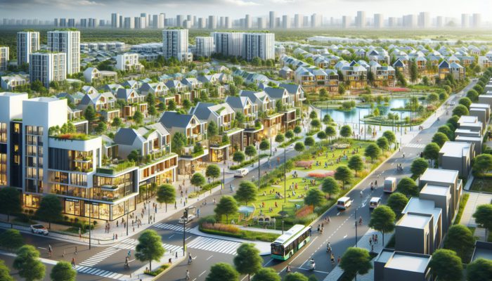 A lively Standerton neighborhood featuring modernized entry-level homes, enhanced transport links, and upgraded public facilities.