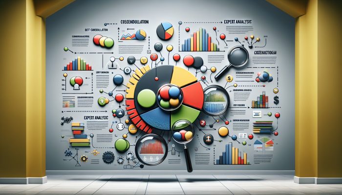 Debt Consolidation Loan APR Breakdowns: UK Guide | DCL Infographic showing APR breakdowns for debt consolidation loans with expert analysis and colour-coded sections.