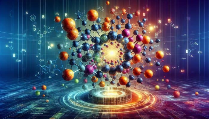 Illustration of B vitamins' molecular structures, highlighting their health and metabolic roles.